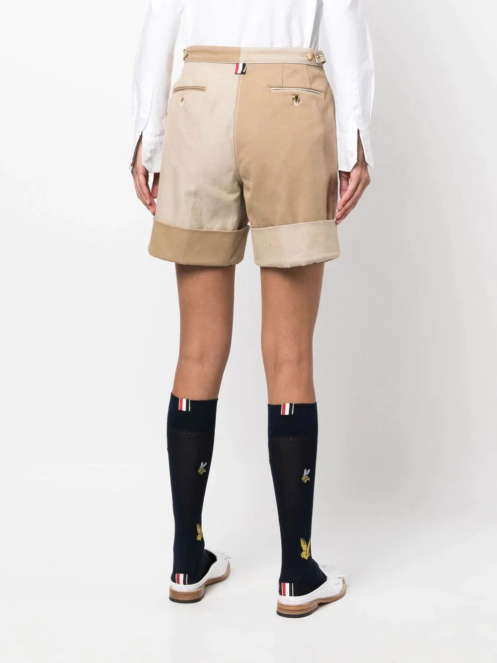 Thom-Browne-Funmix-Lowrise-Patch-Pocket-Shorts-Khaki-2