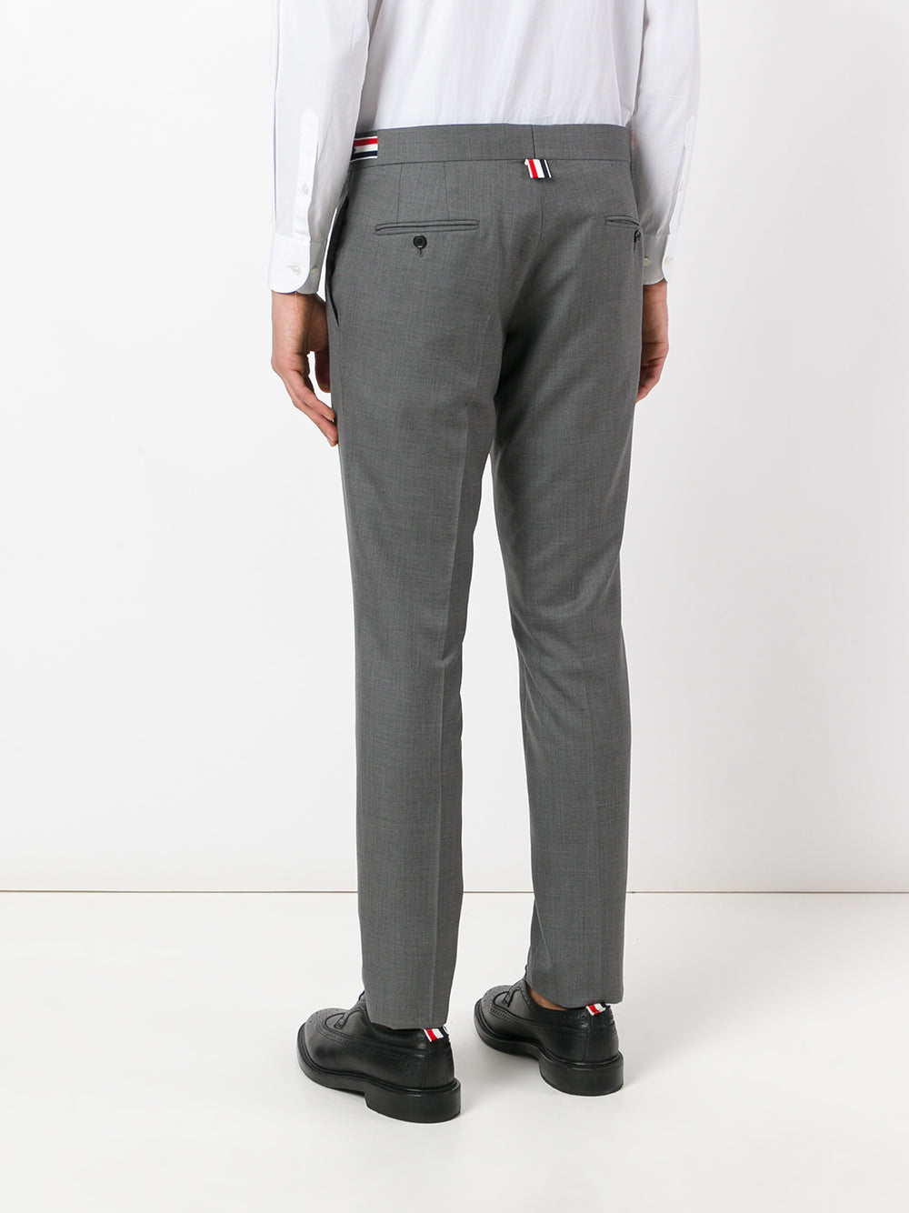 Thom-Browne-Low-Rise-Skinny-SideTab-Trousers-Grey-2