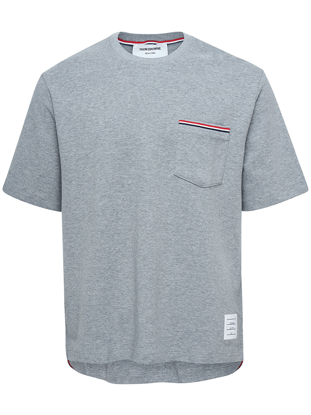 Thom-Browne-Oversized-Short-Sleeve-Pocket-Tee-Light-grey-1
