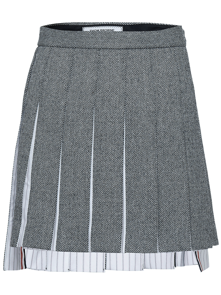 Thom-Browne-Products-Back-Pleated-Thigh-Length-Skirt--Black-1