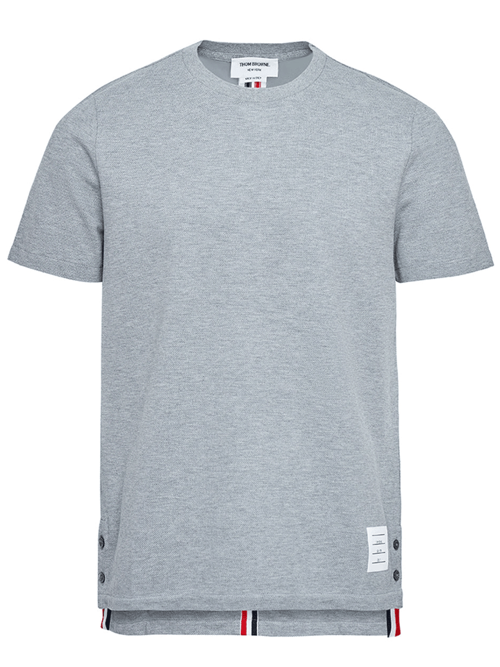 Thom-Browne-Relaxed-Fit-Tee-Light-grey-1