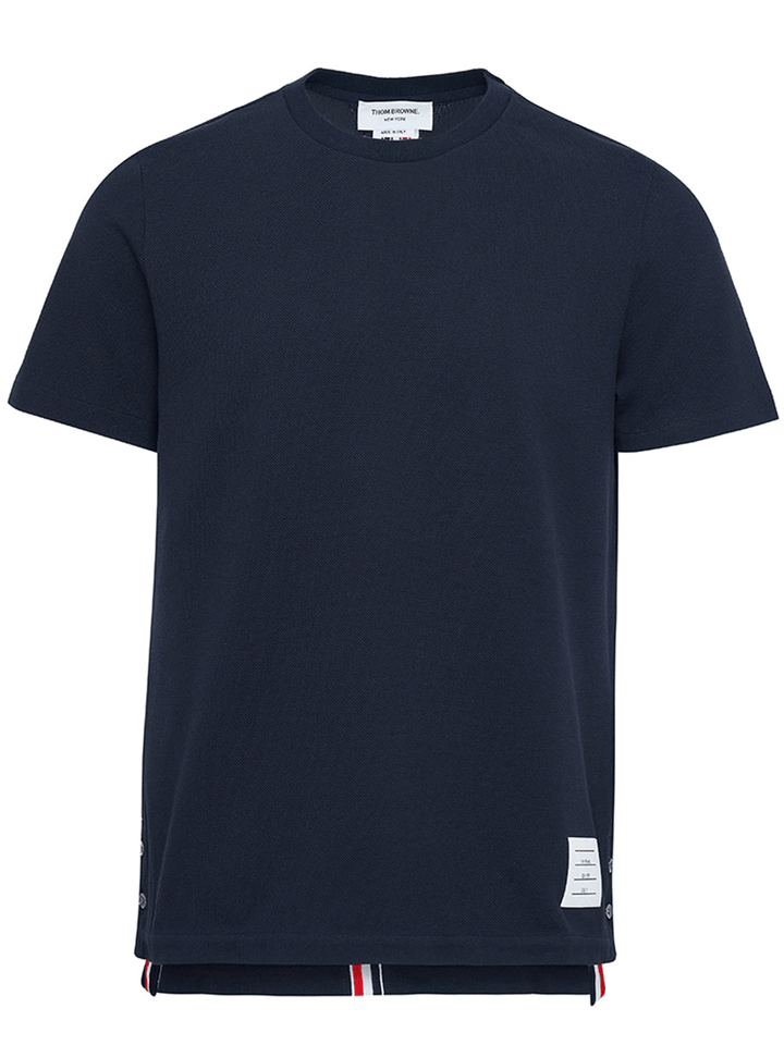 Thom-Browne-Relaxed-Fit-Tee-Navy-1