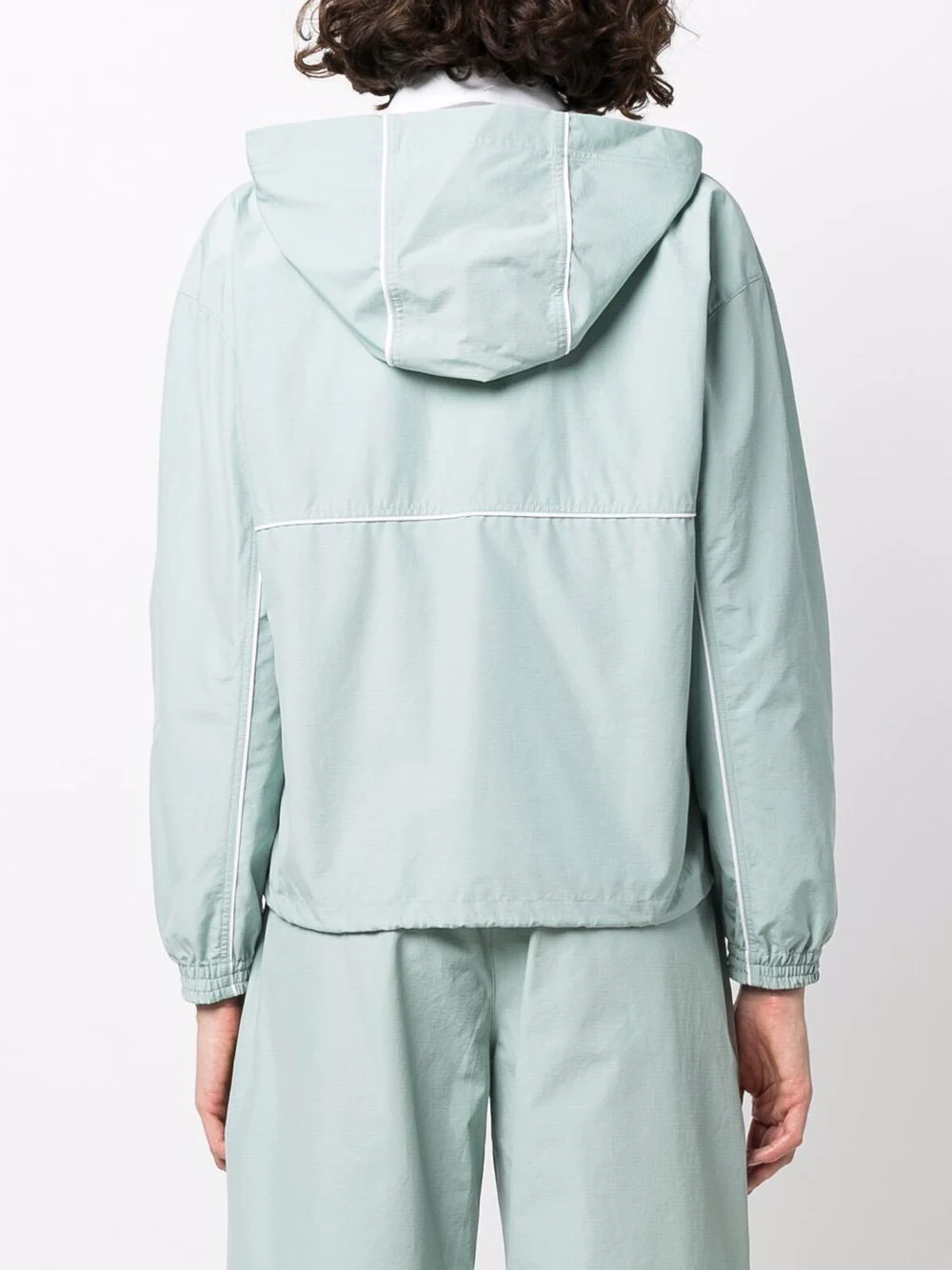 Thom Browne Laceup Detail Oversized Pullover Blue 4