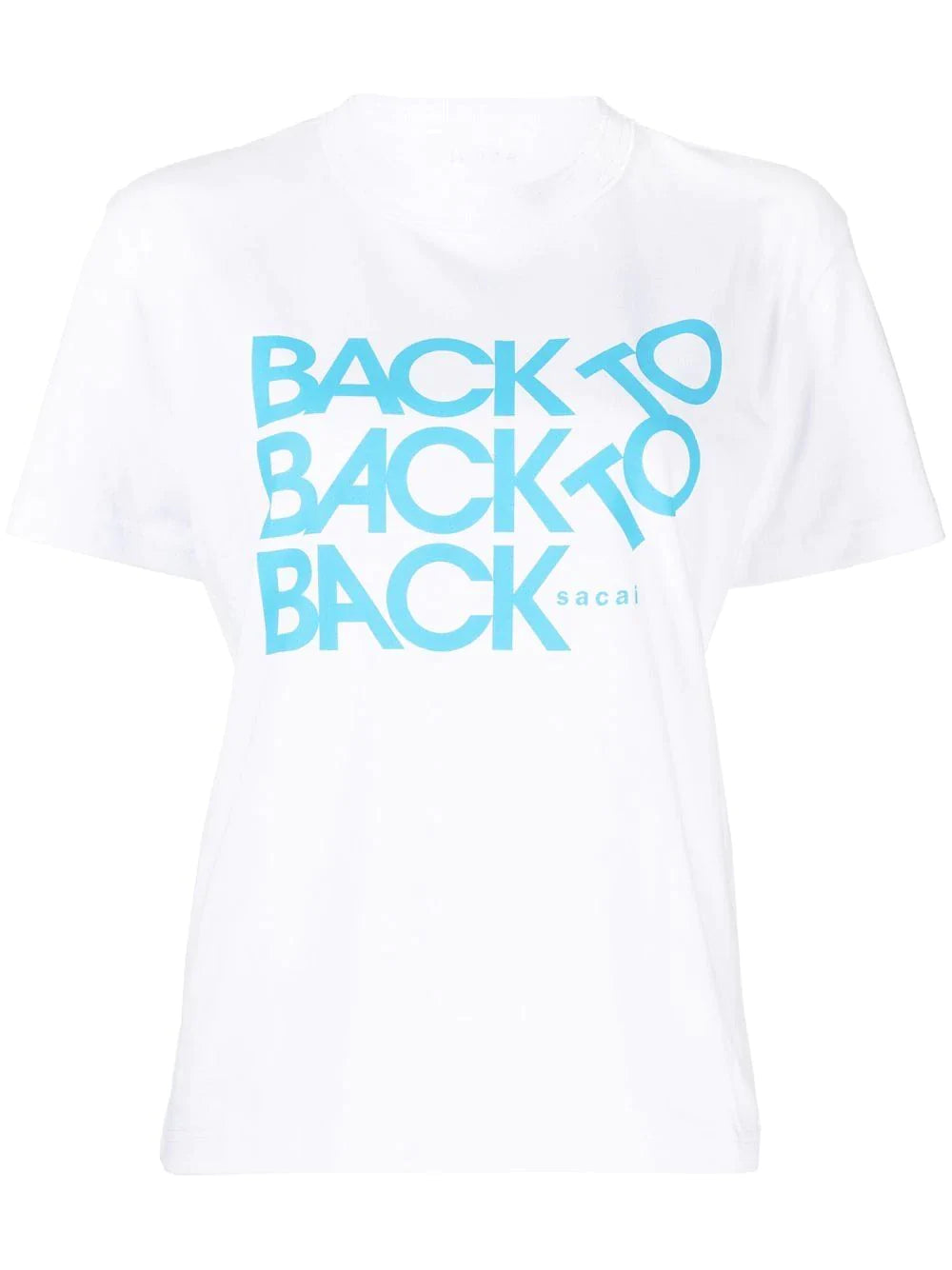 sacai Back To Back To Back T-Shirt White 1