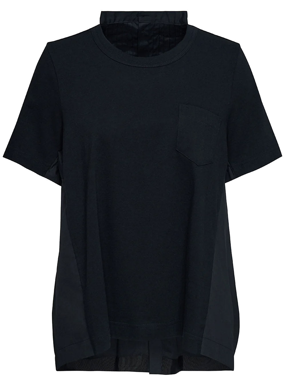 sacai sacai Cotton T-Shirt Black 1